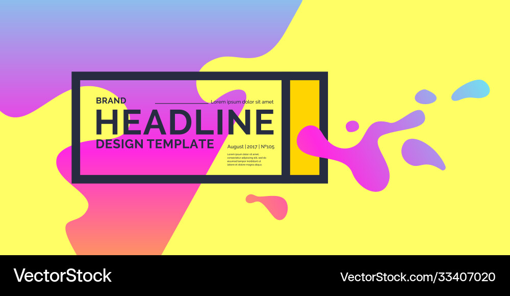 Template for business and poster advertising Template for business and poster advertising vector image