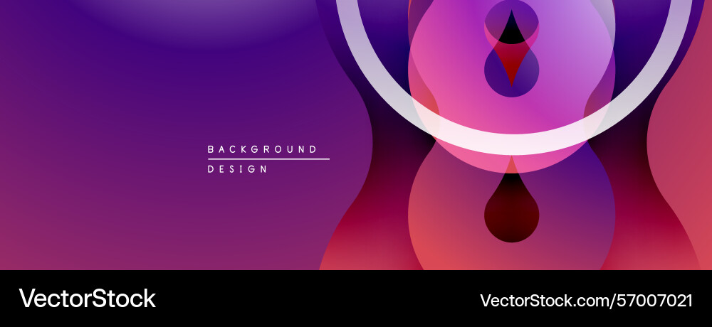 Abstract purple design features overlapping Abstract purple design features overlapping Vector Image