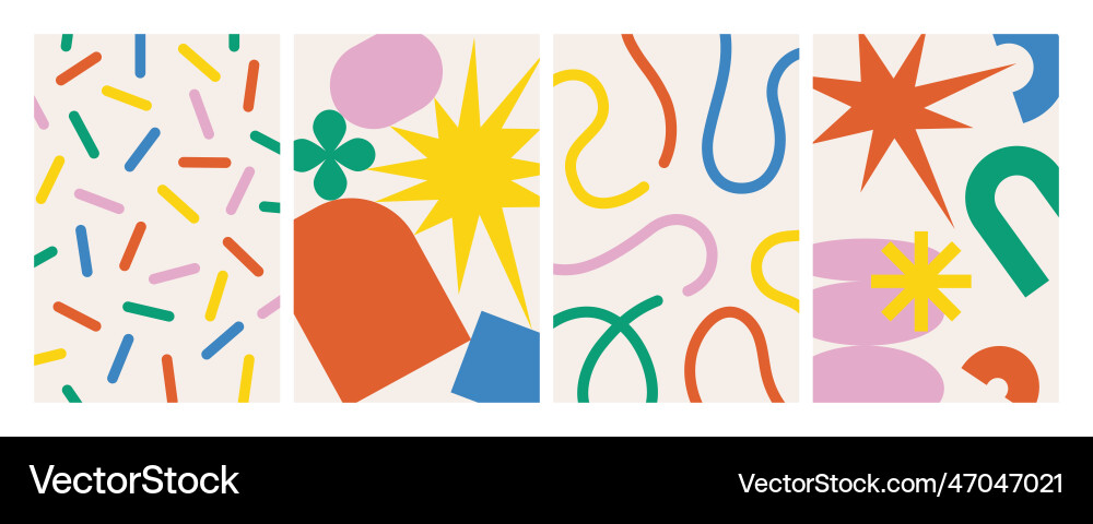 Abstract Shapes & Patterns vector image