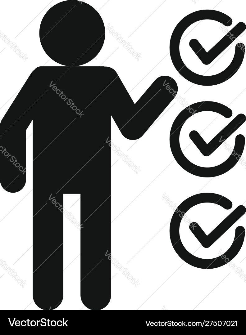 Administrator solution icon simple style Administrator solution icon simple style vector image