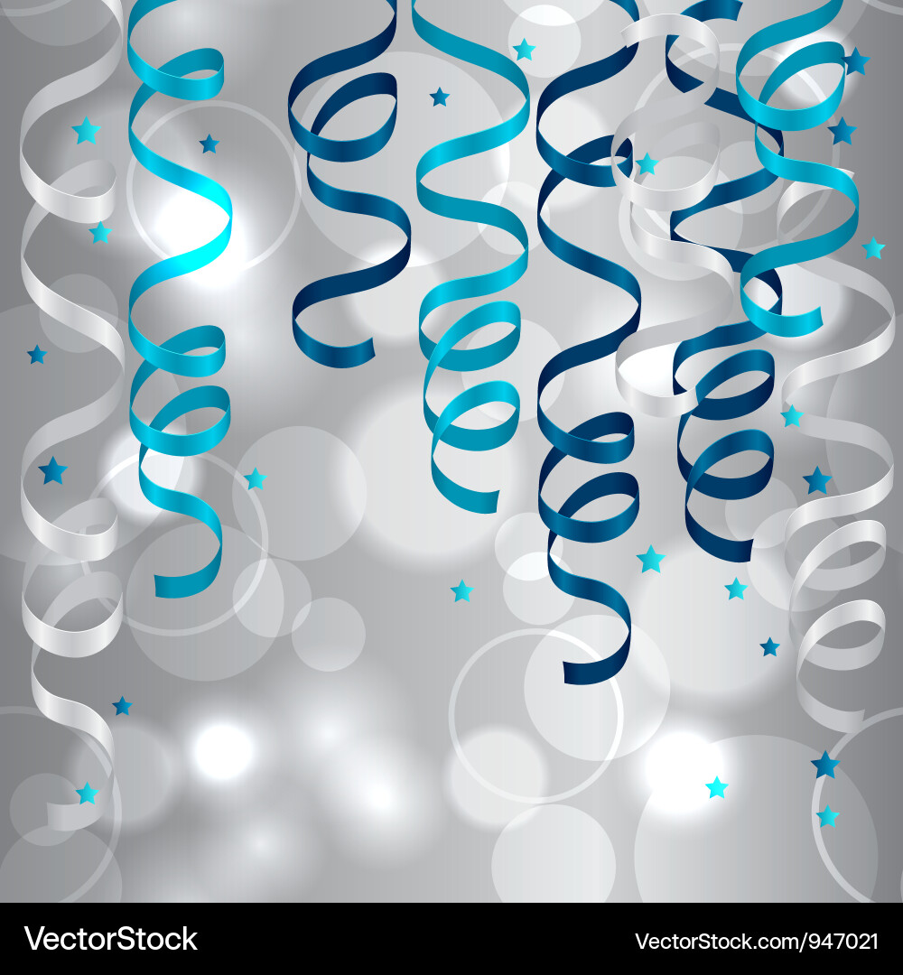 Sparkling Streamer Background vector image