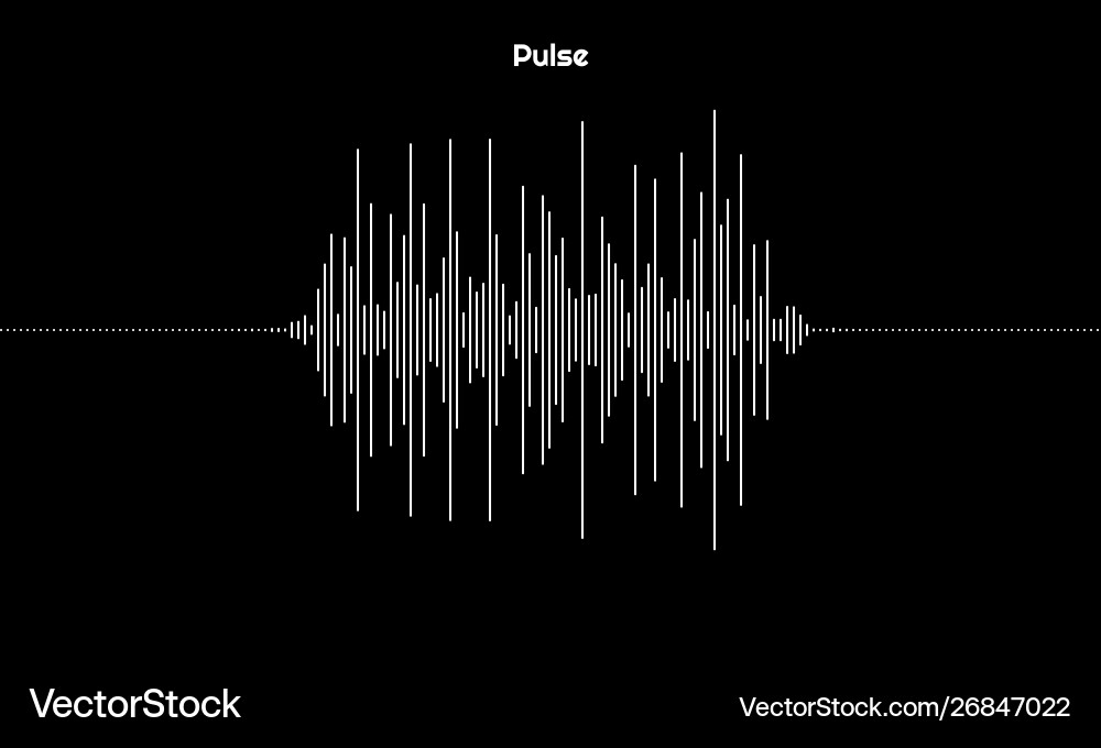 Graph pulsation made lines design element Graph pulsation made lines design element Vector Image