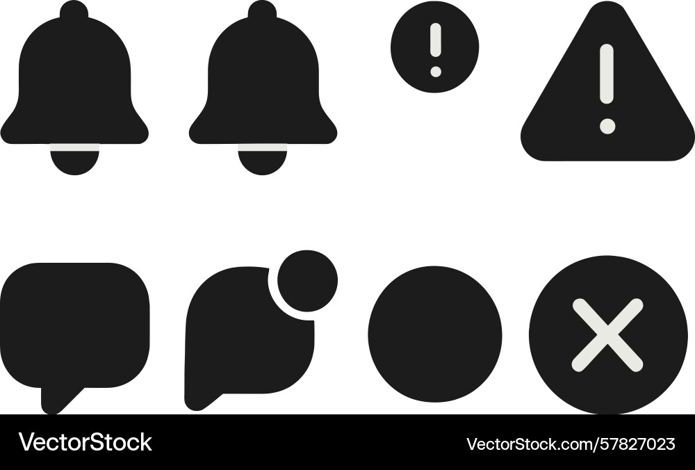 Collection of minimalist web icons designed Collection of minimalist web icons designed vector image
