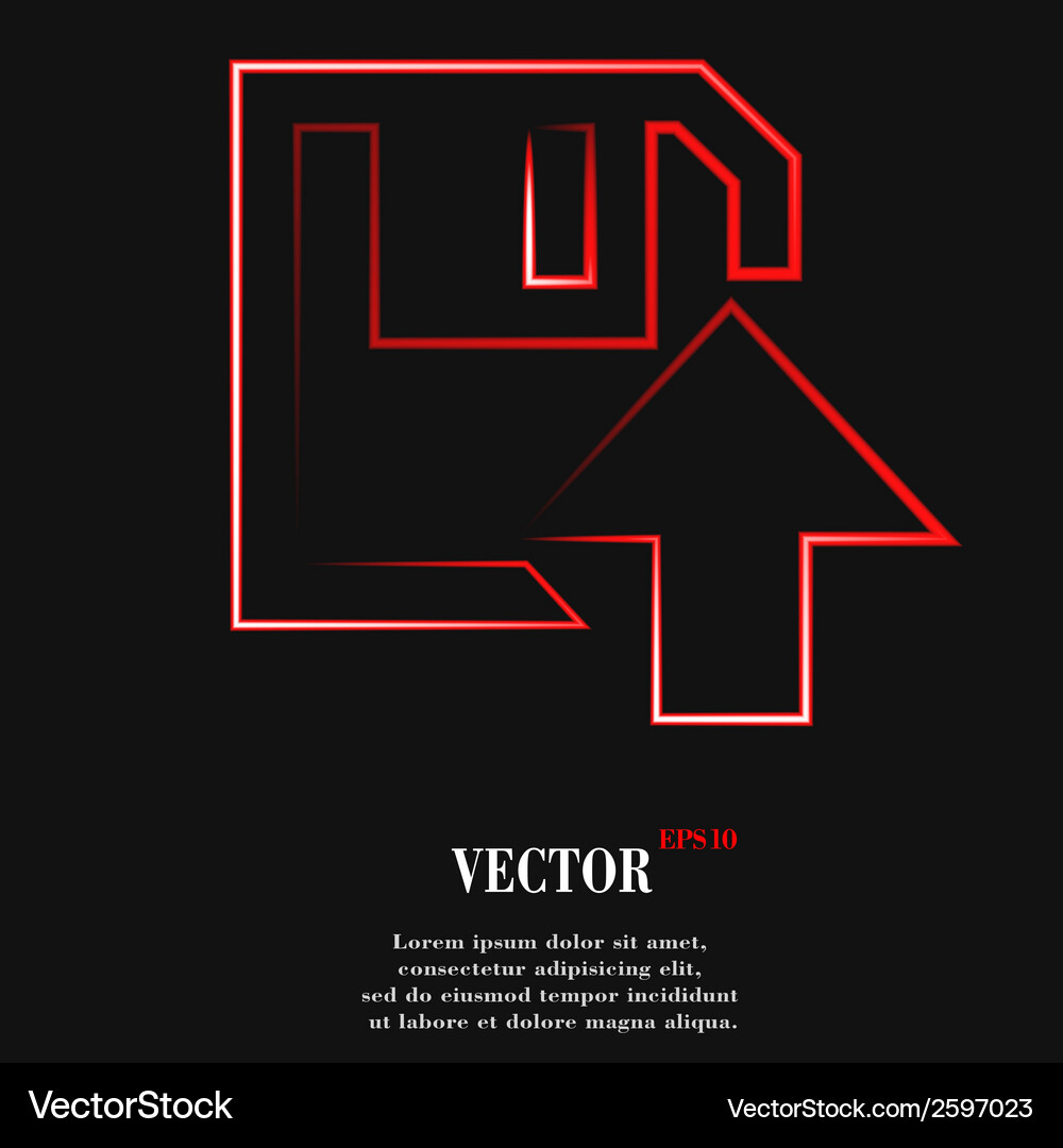 Floppy disk upload flat modern web button Vector Image