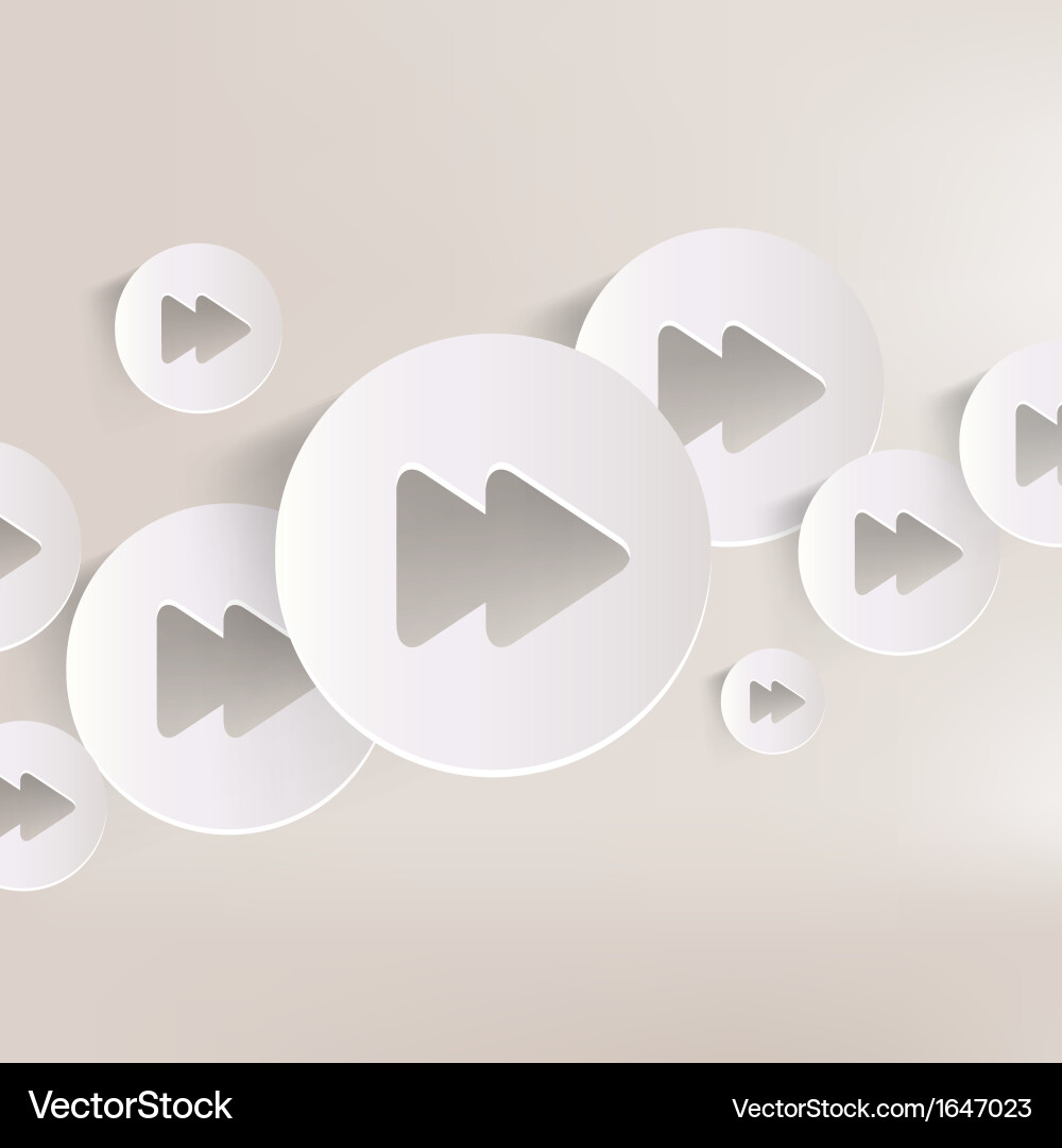 Forward or skip web icon vector image