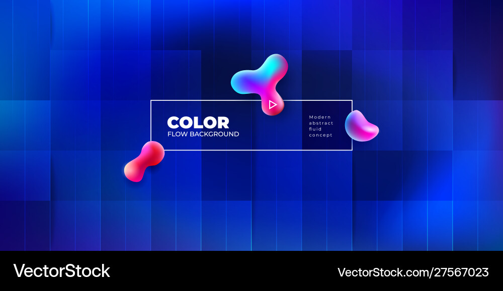 Liquid color background design with square cells Liquid color background design with square cells vector image
