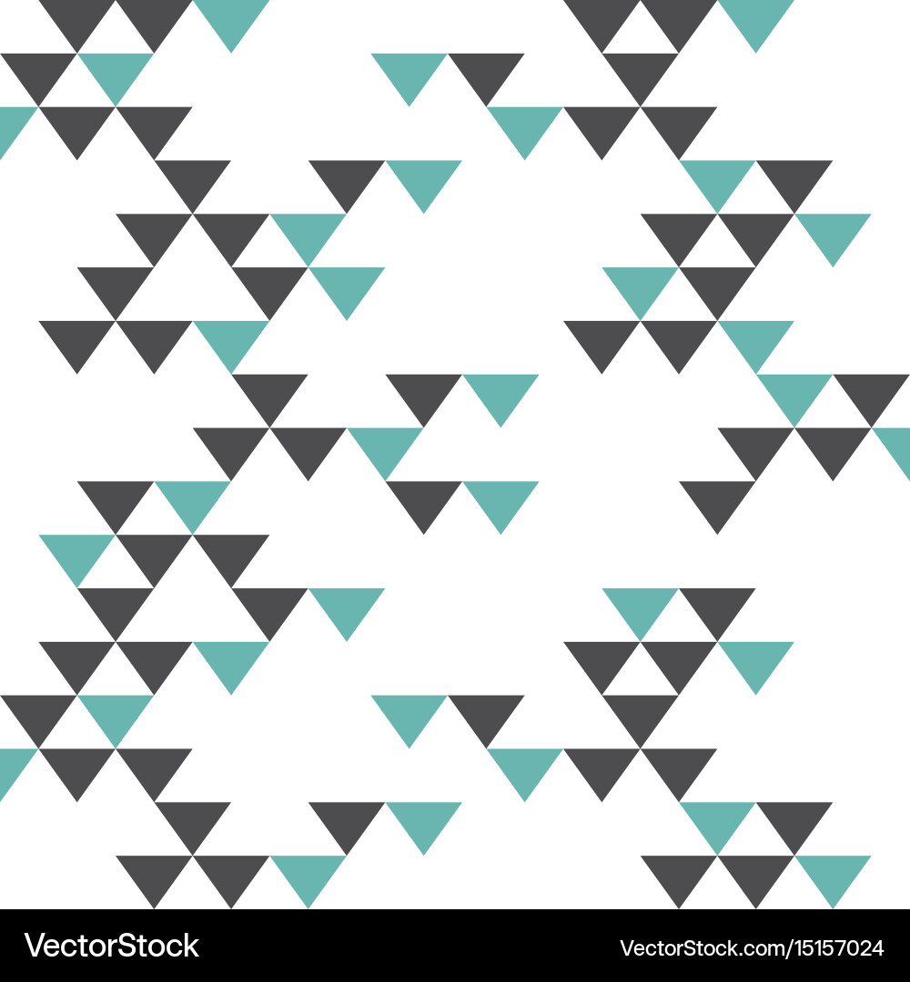 Geometric Triangle Pattern vector image