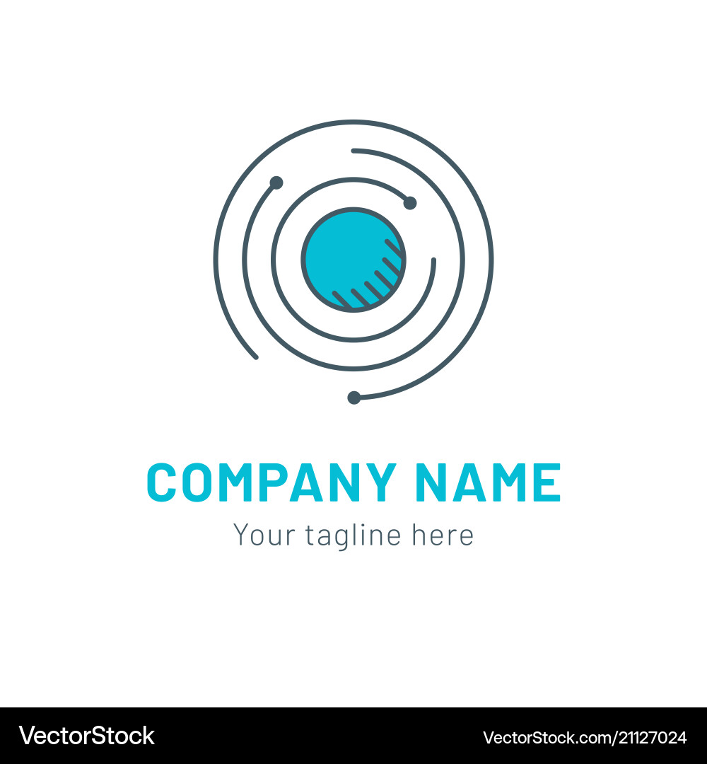 Global Network Connection Icon vector image