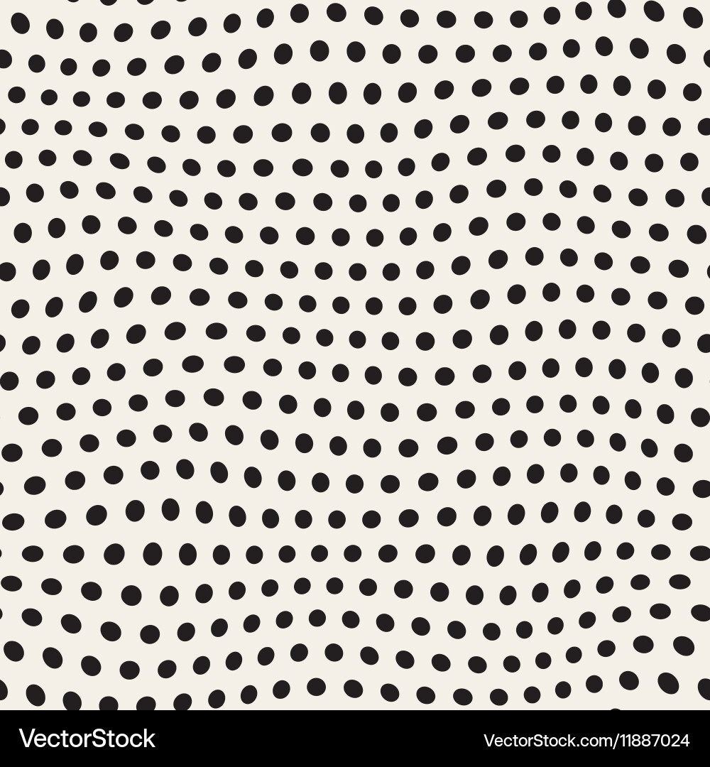 Irregular Polka Dot Pattern Vector Image