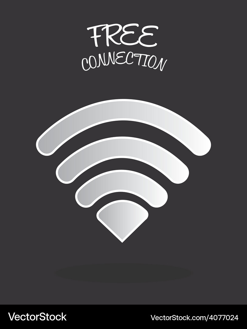 Wifi connection Vector Image