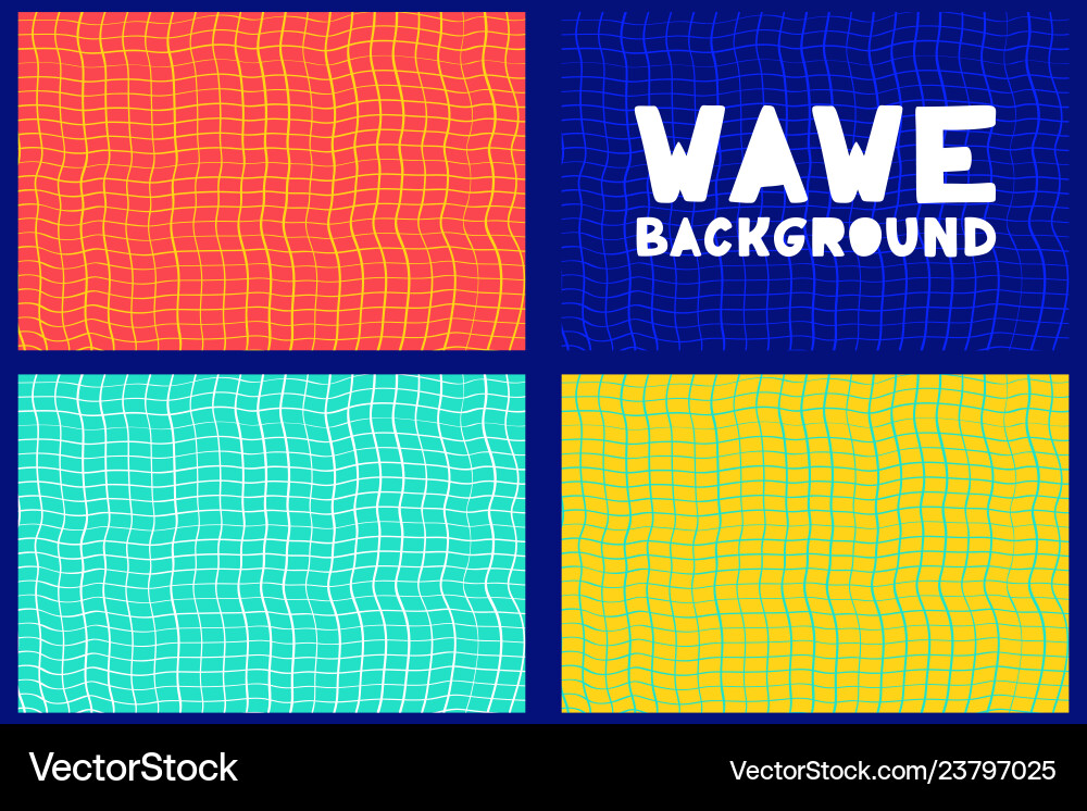 Abstract Wave Pattern Background vector image