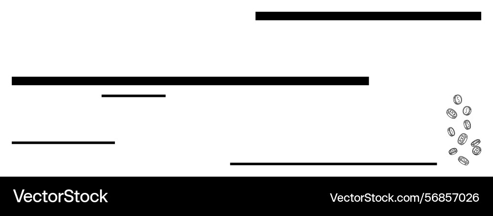Minimalistic lines with scatter of circular Vector Image