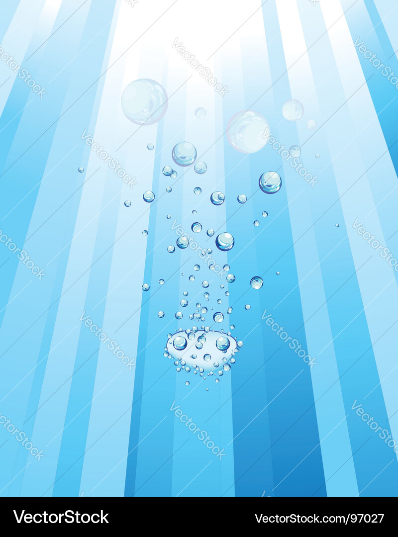 Underwater rays Vector Image