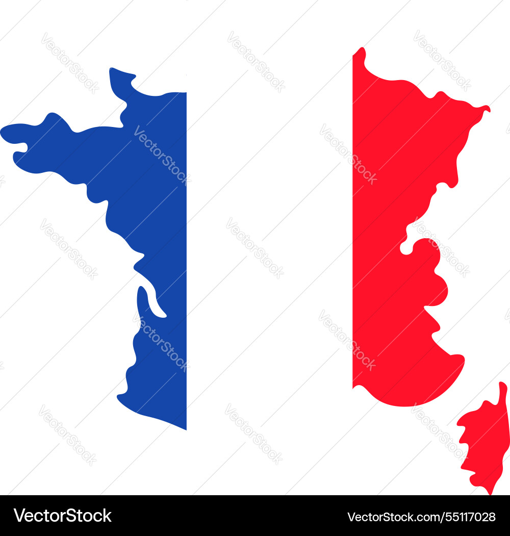 Souvenir magnet france country tricolor flag Souvenir magnet france country tricolor flag Vector Image