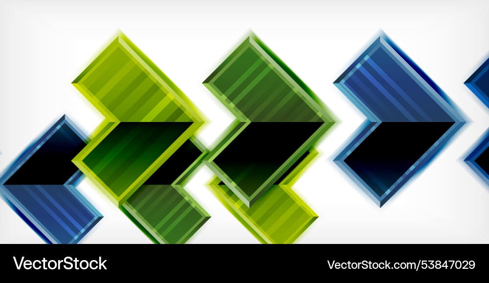 Arrow symbols created with 3d effects and line Arrow symbols created with 3d effects and line vector image