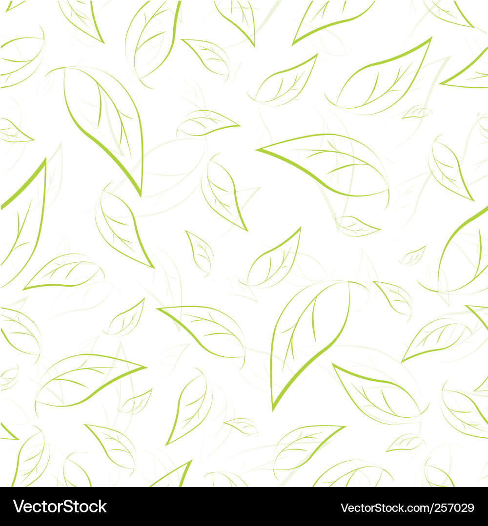 Elegant Leaf Pattern vector image