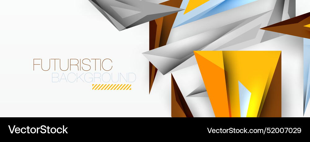 Minimal geometric abstract background low poly Minimal geometric abstract background low poly Vector Image