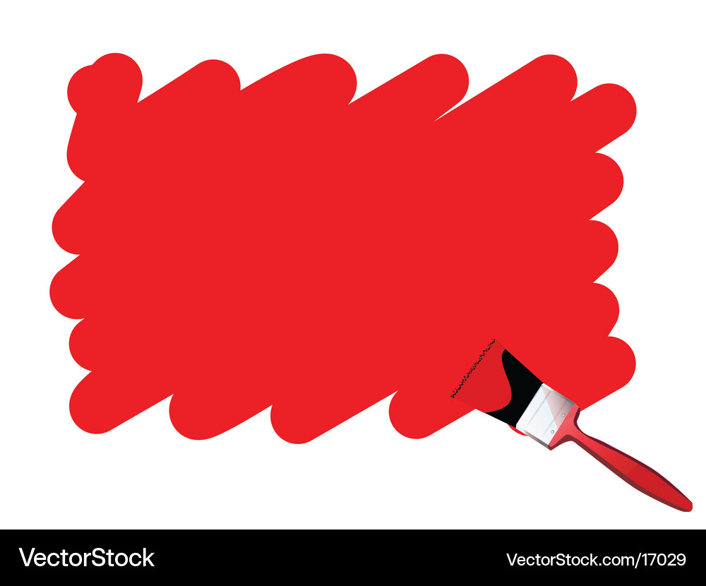 Painted Text Block Vector Image