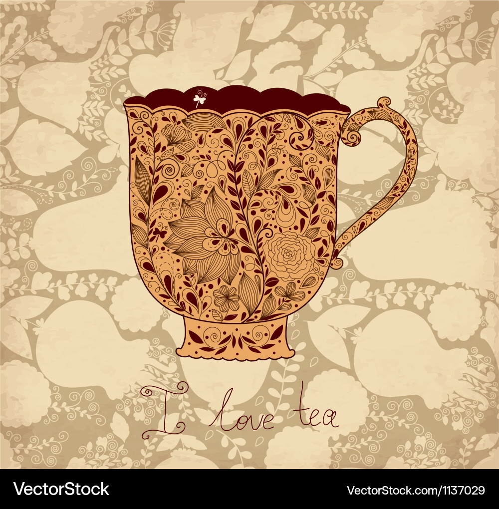 Pattern menu for cafe vector image