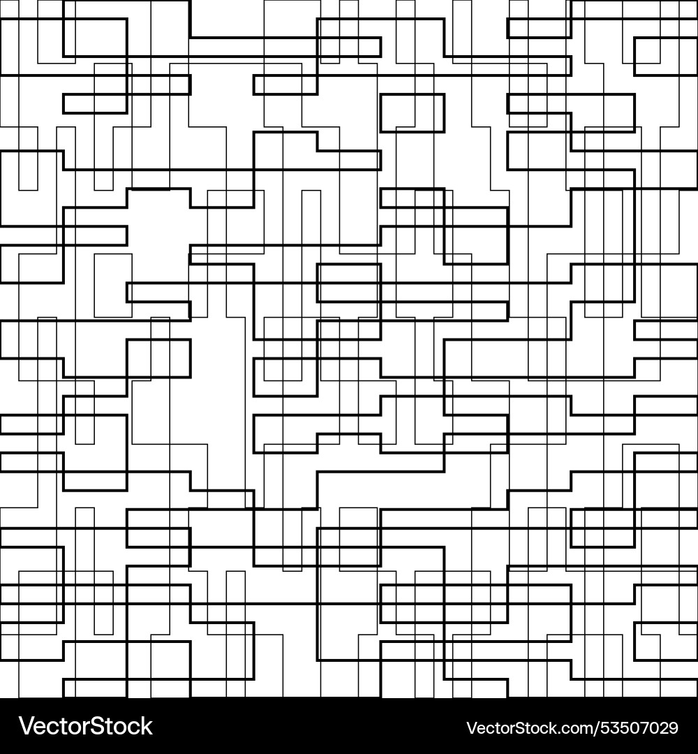 Seamless pattern of lines monochrome background Seamless pattern of lines monochrome background vector image