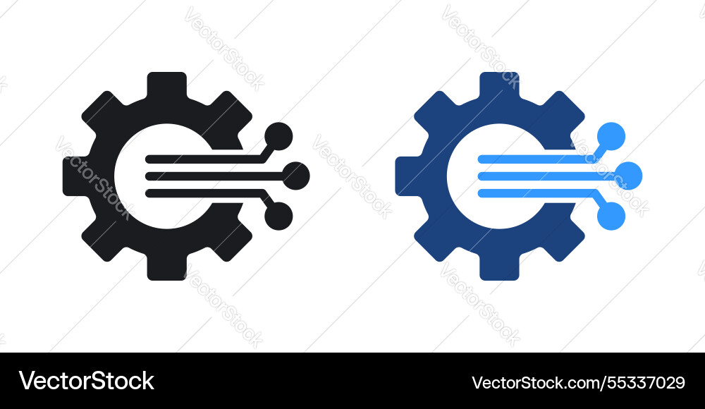 Transform icons set black and colored style Transform icons set black and colored style vector image