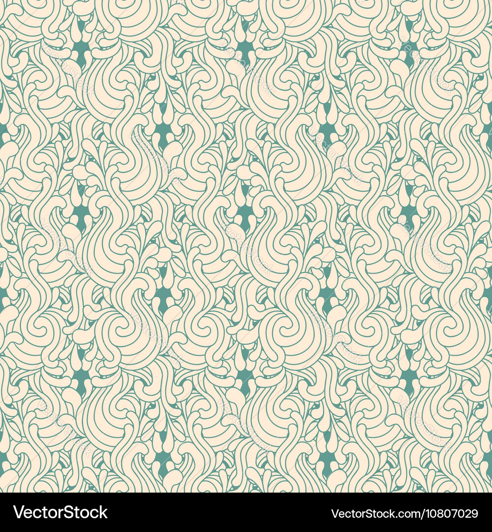 Zentangle Swirls Pattern Vector Image