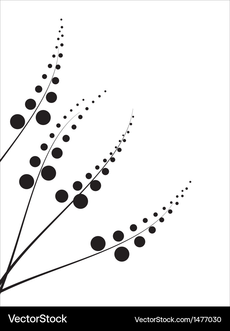 Beautiful abstract floral background Vector Image