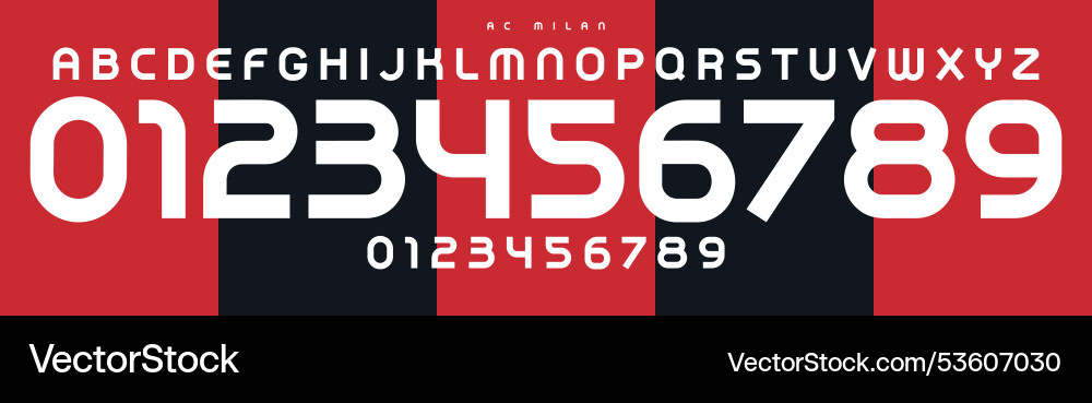 Modern sports font bauhaus smooth curves bold Modern sports font bauhaus smooth curves bold vector image
