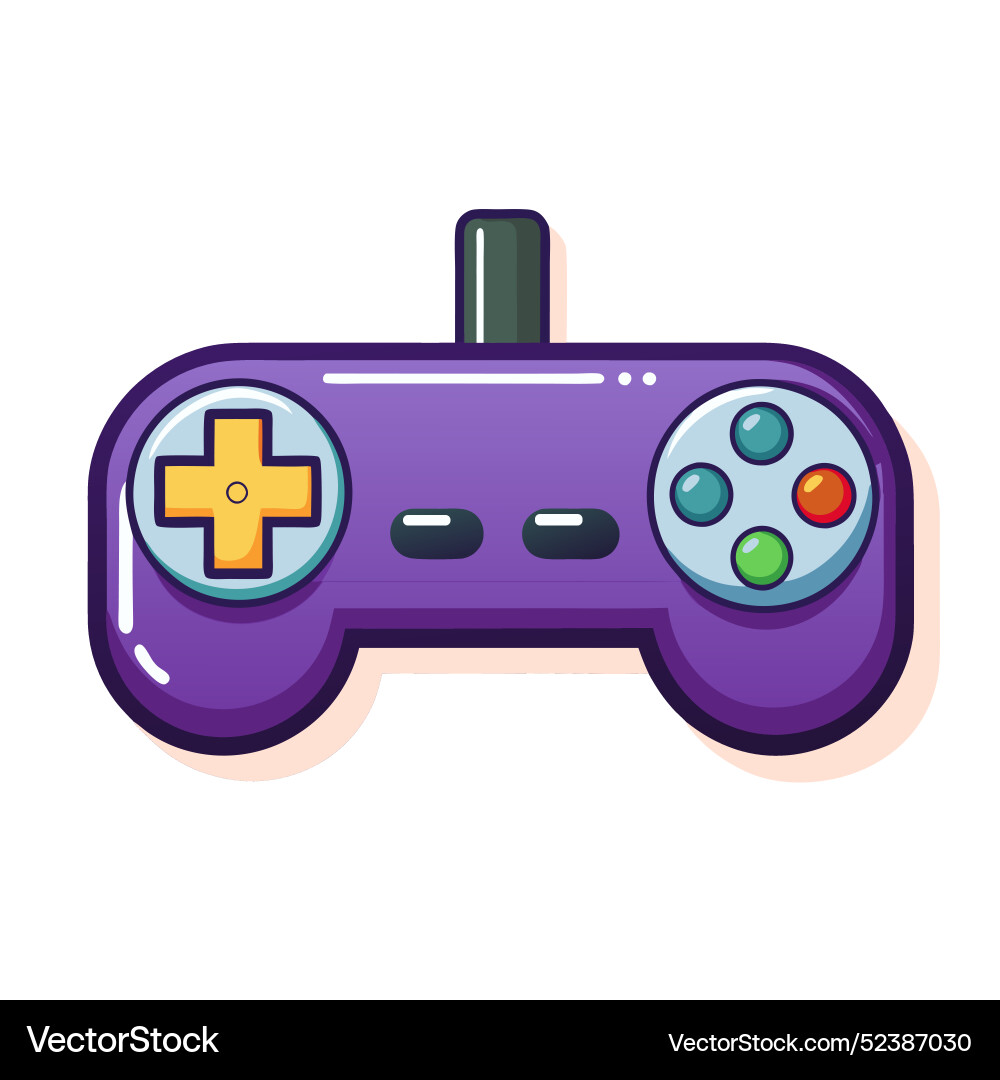 Video game joystick controller Vector Image