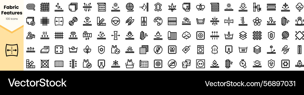 A collection of minimalistic icons representing Vector Image