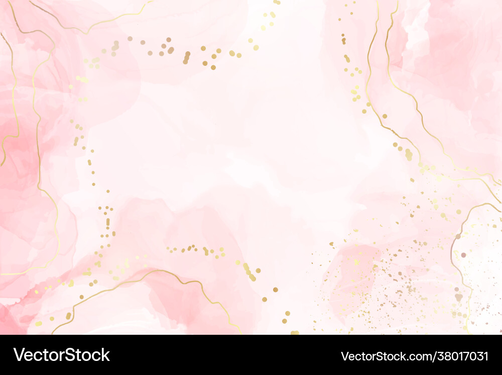 Abstract pink liquid watercolor background Abstract pink liquid watercolor background vector image