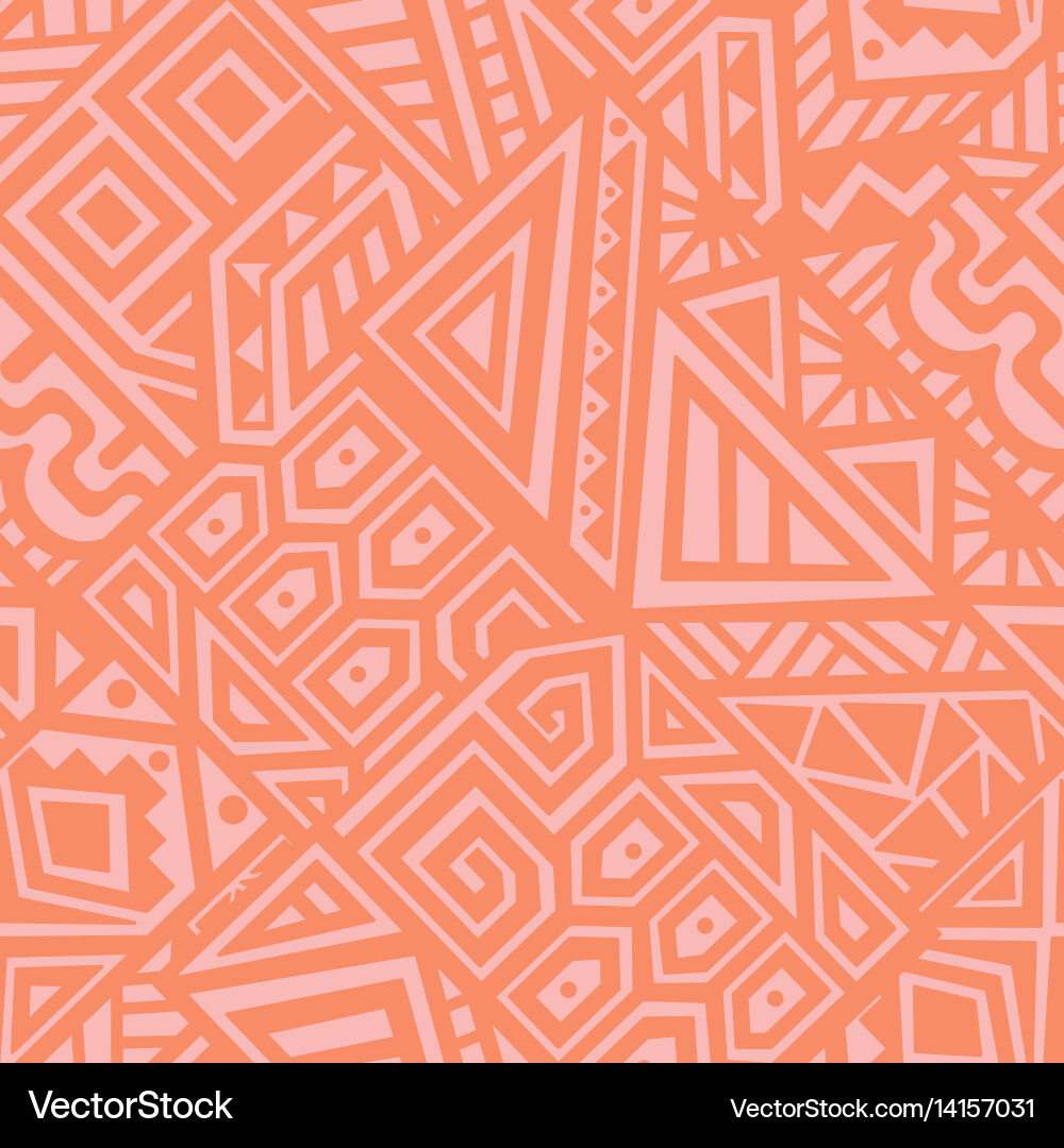 Ethnic Geometric Pattern Vector Image