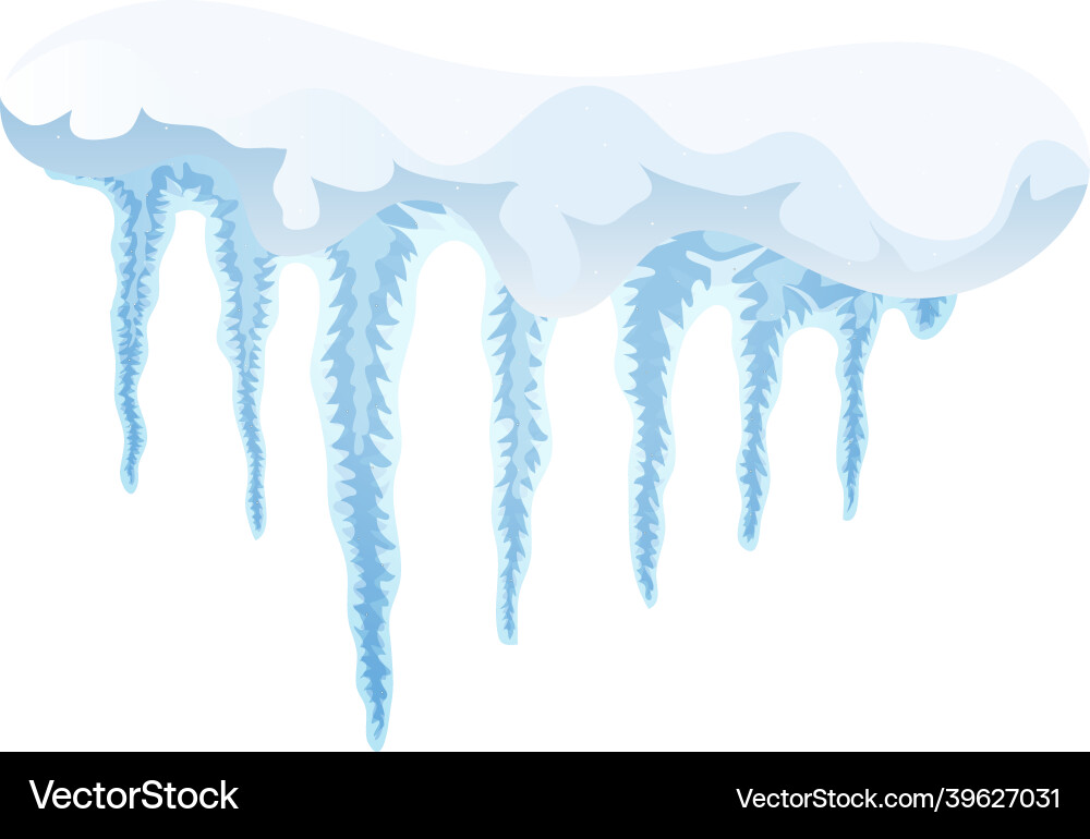 Icicles realistic Icicles realistic vector image