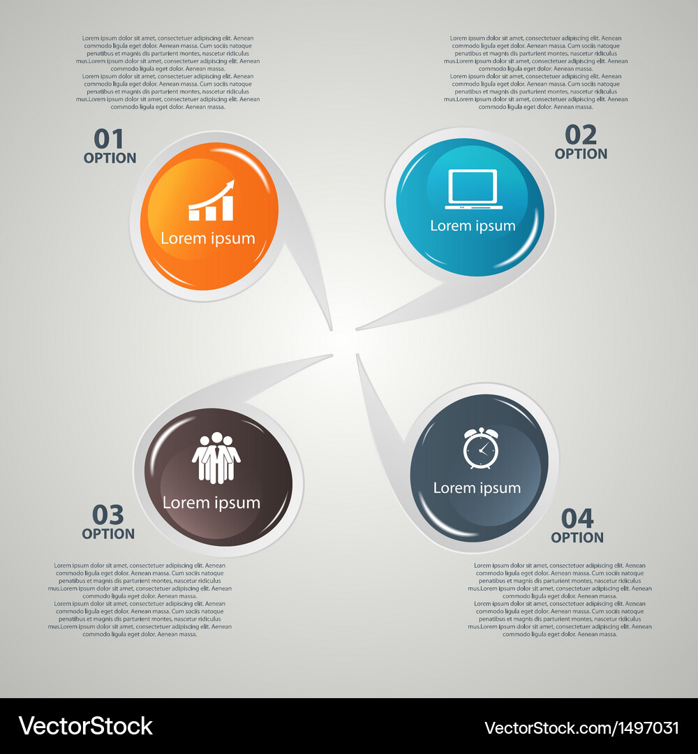 Infographics design elements Vector Image