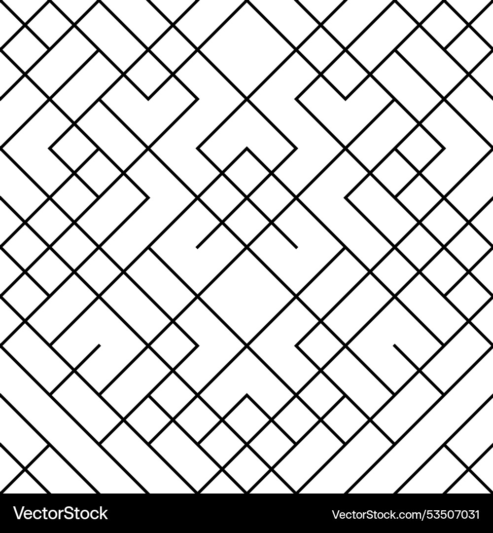 Seamless pattern of lines monochrome background Seamless pattern of lines monochrome background vector image