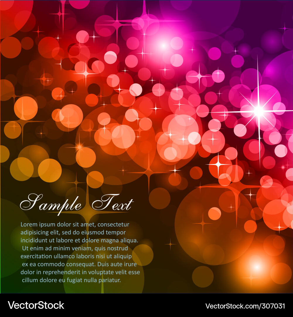 Sparkling Christmas Background Vector Image
