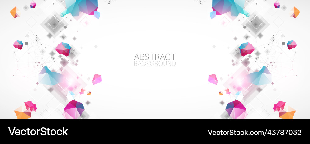 Abstrakter Hintergrund mit quadratischem Musterplexus Abstrakter Hintergrund mit quadratischem Musterplexus vektorbild