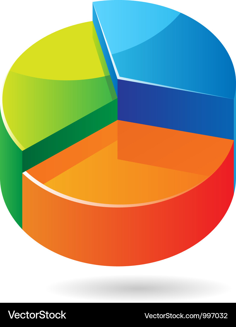 Isometrische Icon-Diagramm vektorbild
