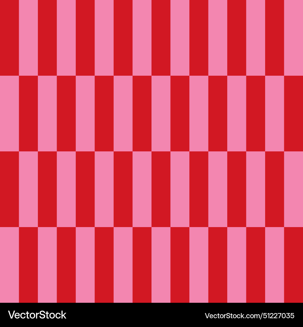 Seamless checked pattern or violet pink and red vector image