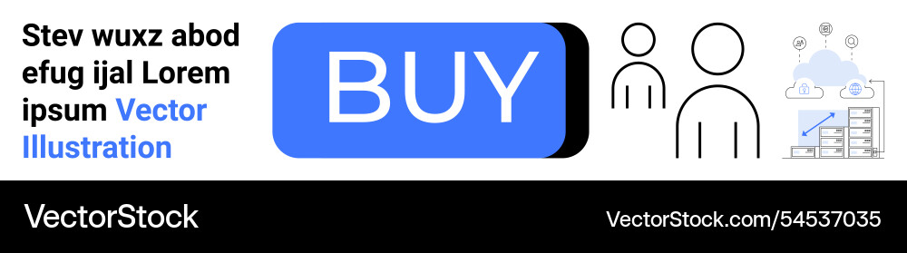 Simplified user interface design with prominent Simplified user interface design with prominent vector image