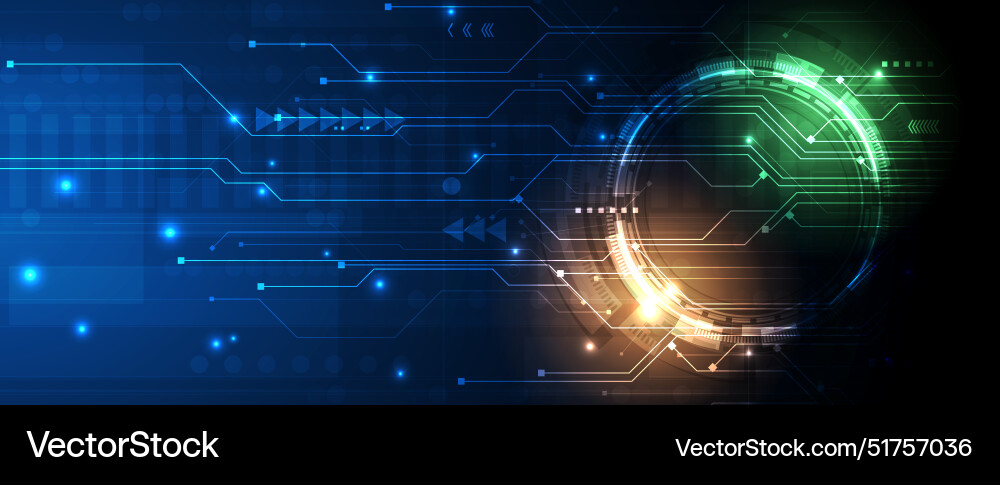 Abstract futuristic circuit computer internet Abstract futuristic circuit computer internet vector image