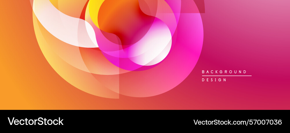 Abstract vibrant layers create flowing shapes Abstract vibrant layers create flowing shapes Vector Image