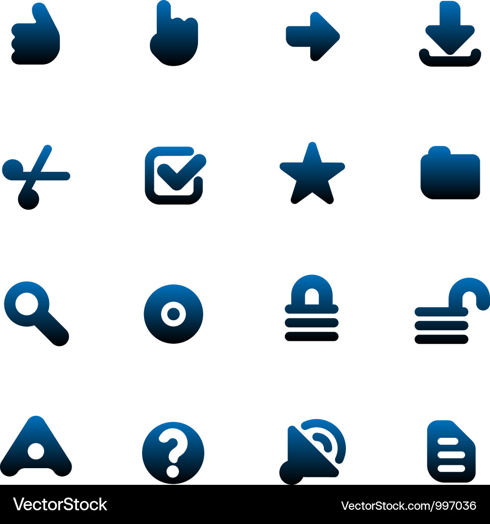 Buttons for internet vector image