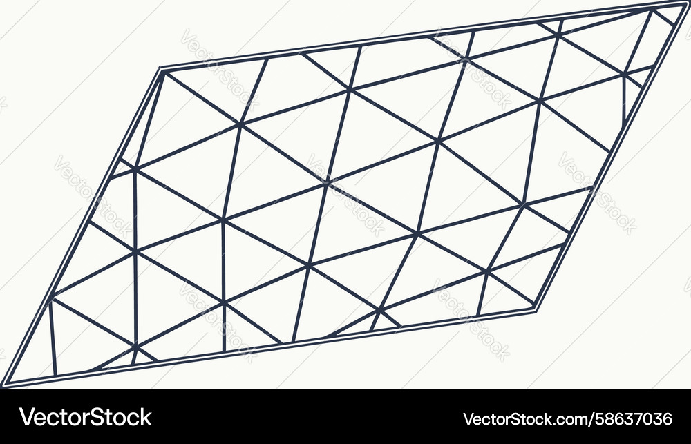 Complex Geometric Grid Pattern Vector Image
