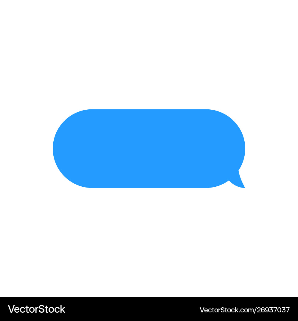 Chat Bubble Icons - Messaging Template vector image