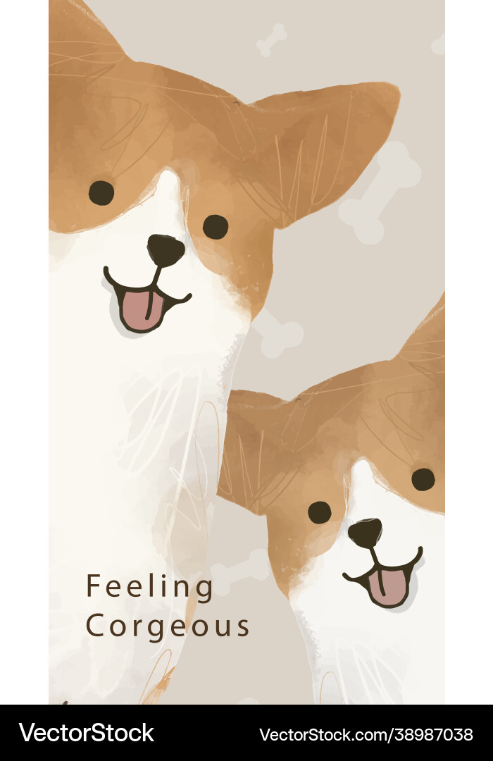 International dog day template social media story International dog day template social media story vector image
