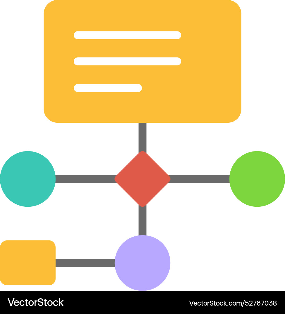 Workflow icon design Vector Image