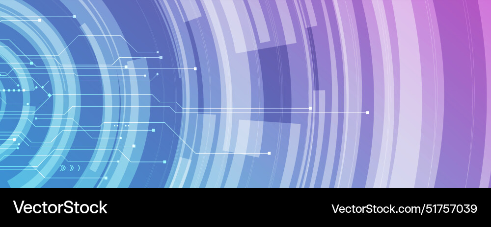 Abstract futuristic circuit computer internet Vector Image