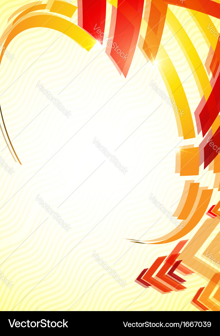 Arrow red background with place for your text Vector Image