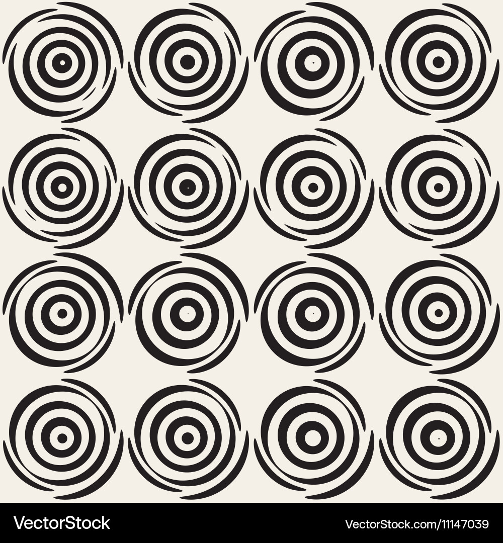 Concentric Circles Pattern Vector Image